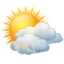 vrijdag: Gedeeltelijk bewolkt